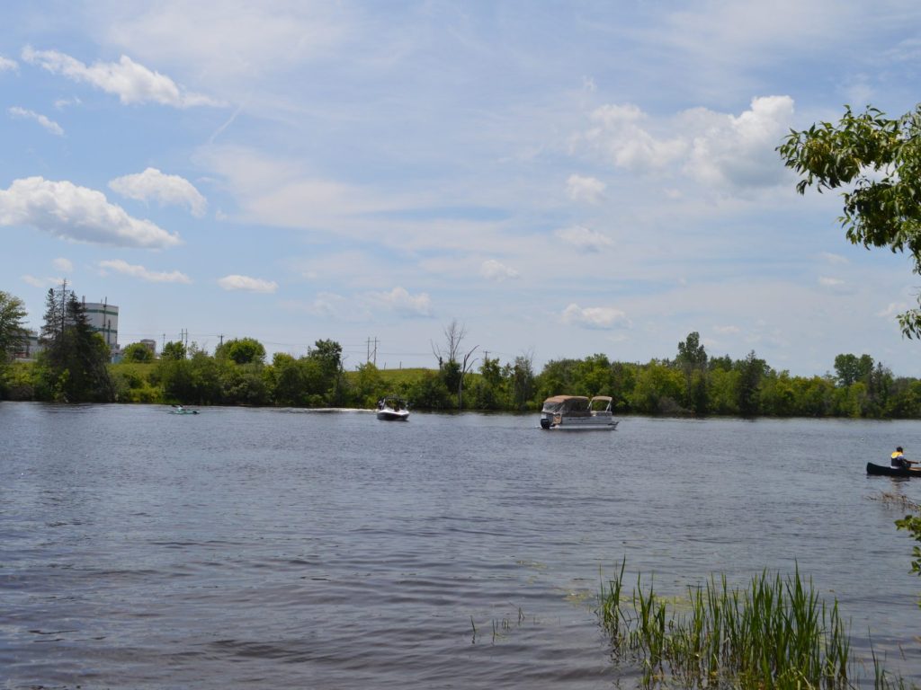 Vitesses excessives sur un secteur de la rivière La Lièvre