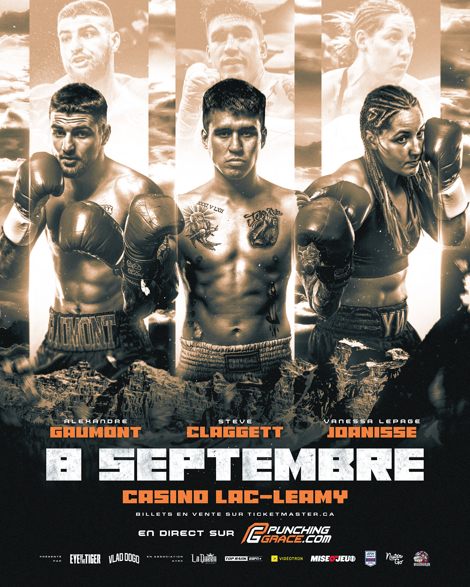 Gala boxe septembre 2023 — Eye of the Tiger Management